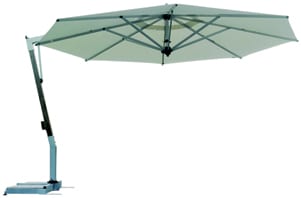 Capri Parasol Zilverkleurig | Borek Parasols & Outdoor Furniture