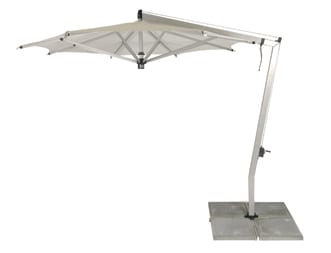 Ischia Parasol Zilver | Borek Parasols & Outdoor Furniture